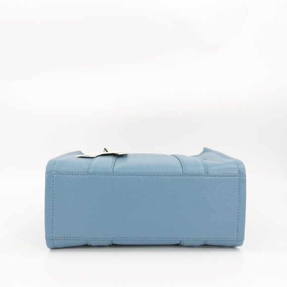 Marc Jacobs Women's The Small Leather Tote Bag Blue OS - Picture 5 of 12